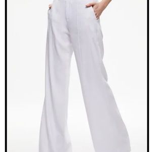 Alice and Olivia white linin pants